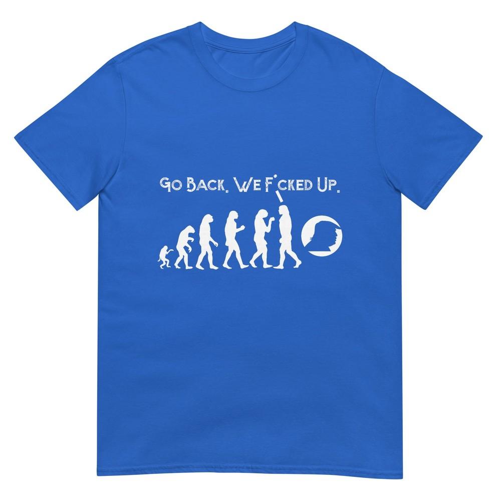 Funny Anti Trump TShirt Go Back Trump Evolution Tee TShirt