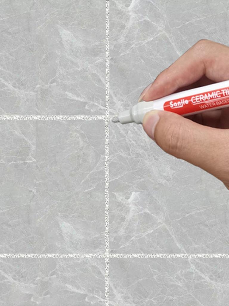 1PC   Ceramic Tile Bathroom Wall Floor Tile Gap Color Repair Anti-mildew Waterproof Whiteboard Color Repair Pen