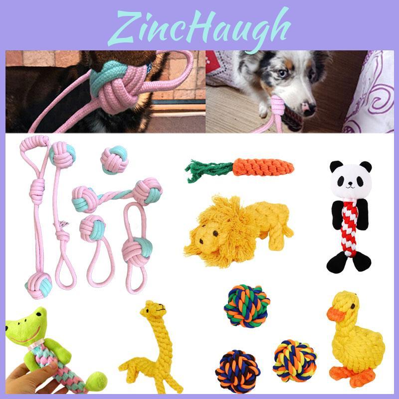 Tough Dog Rope Toys Kit 6 Pieces Of Chewable And Long-lasting Pet Puppy Bear Cotton Toys