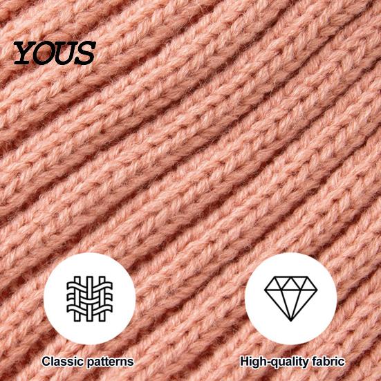 Soft Fleece Winter Gift Set Hat Neck Warmer Gloves Set, Knitted Beanies with Pompom, Touch Screen for Men And Women Gloves, Lined Knit Cold