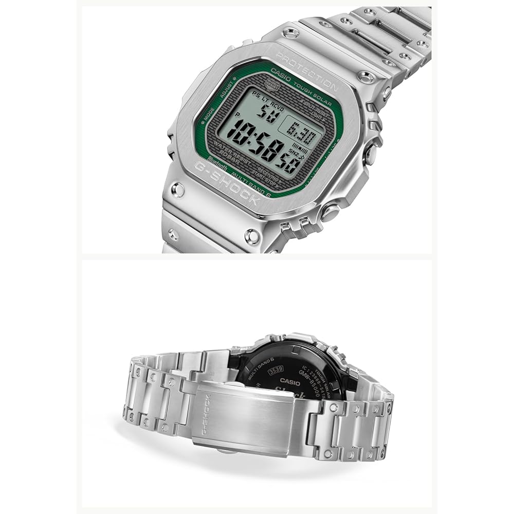 Casio G-Shock GMW-B5000D-3JF Full Metal Bluetooth Solar Watch Men's Silver