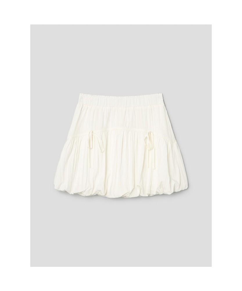 8SECONDS Ribbon Balloon Mini Skirt Ivory