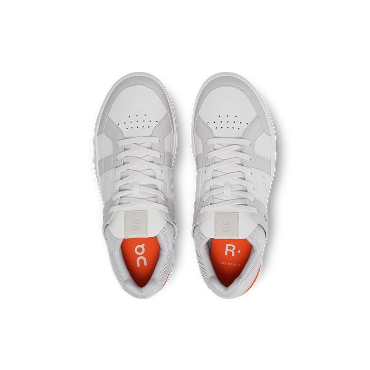 ON The Roger Clubhouse Frost Flame Men Sneakers White 48.98507