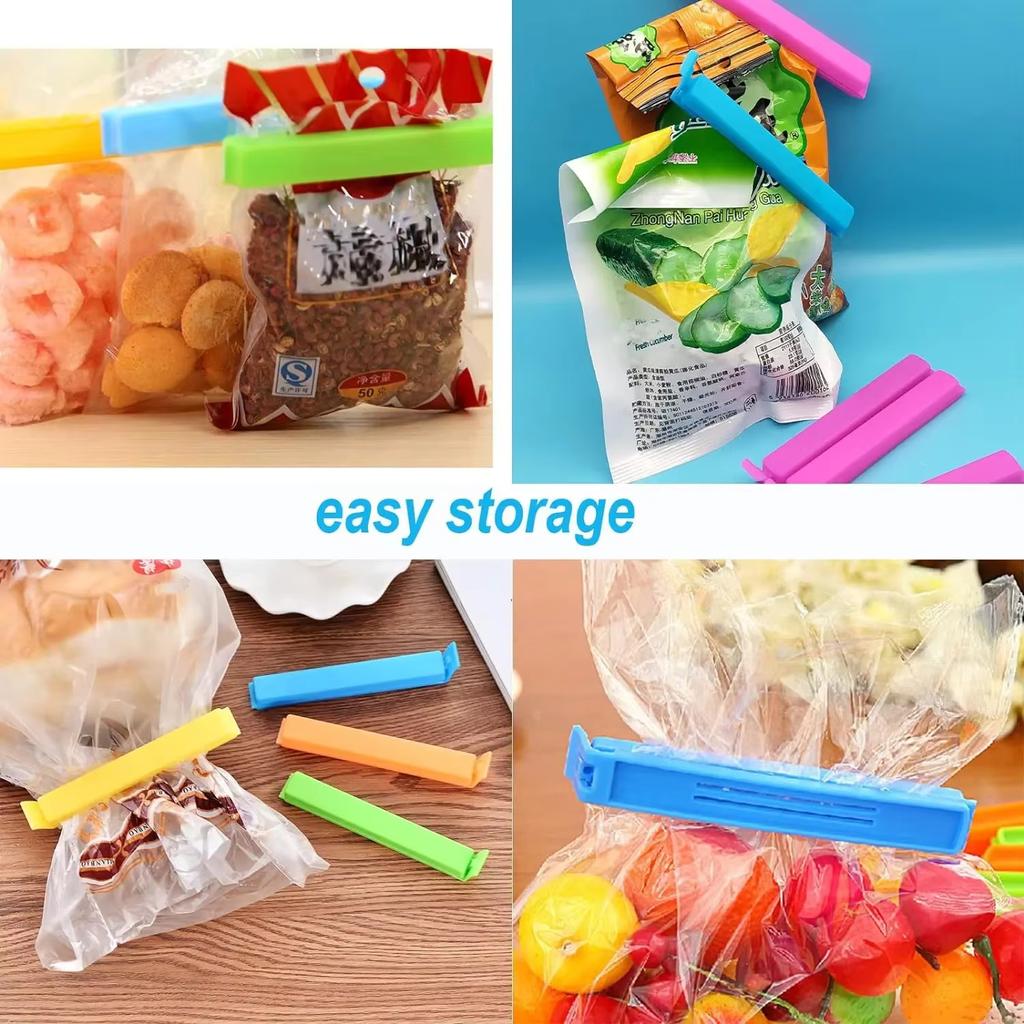 5/10/20 Stück Lebensmittel-Snackbeutel Verschlussclips Kunststoff Tragbarer Verschlussclip für Haushalt Küche Frischhalten Verpackungen Aufbewahrungswerkzeug