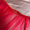 Aduloty Summer Women's Sexy Lingerie Underwire Bra Lace Stitching Garter Leg Ring Thin Section Temptation Erotic Underwear Set