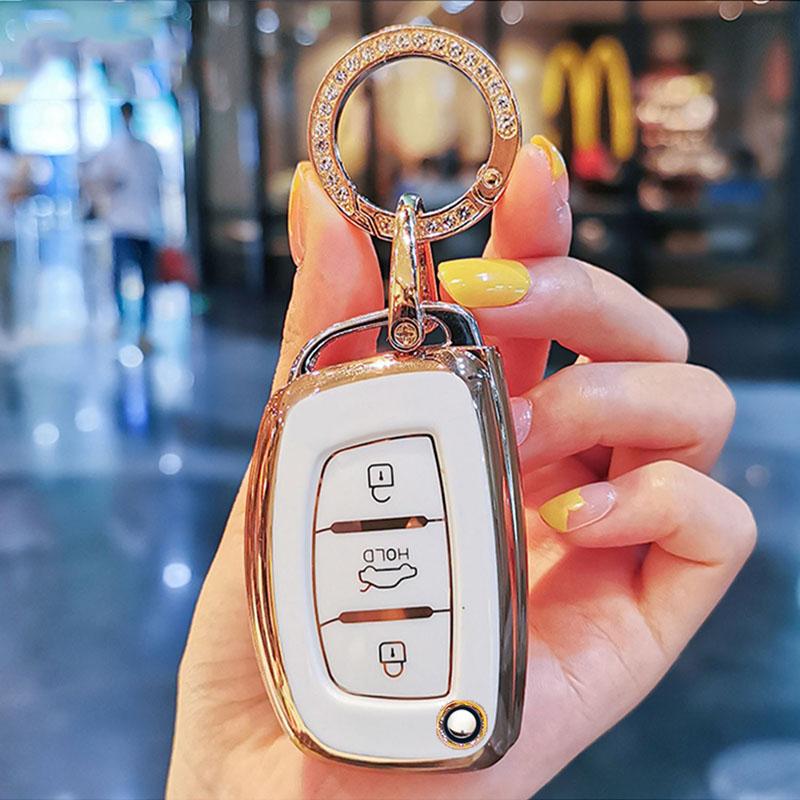 Key Cover Case For Hyundai Ix35 Grand I10 For Hyundai Elantra  Tucson Sonata Ix25 I20 Creta Santa Fe Gls Reina Key Holder