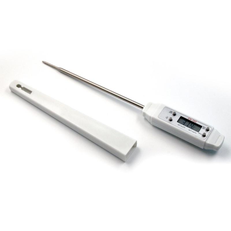 

Металлические щупы Кулинарные термометры Быстрое реагирование Кухонные термометры Пластиковый измеритель температуры для профессионального повара белый