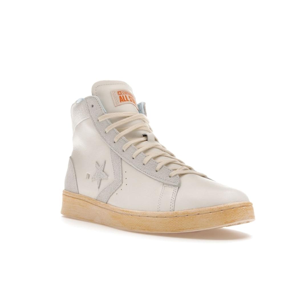 P.J. Tucker X Converse Pro Leather High Vintage White Unisex Sneakers A01790C