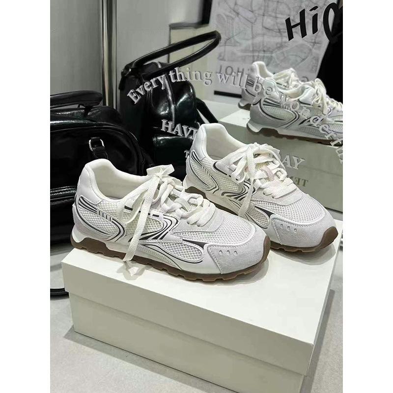 

Shoes women s 2 new summer soft-soled mesh breathable thick-soled sports and leisure dad shoes 40 білий