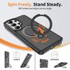 360 fulcrum rotating magnetic suction bracket mobile phone case is suitable for Samsung S26Ultra protective case s26 anti-drop hard