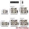 2D FLAT PRINTING 2pcs Curtains (Without Rod) Halloween Skulls and Roses Modern Print Curtains Yarn Curtains Ramadan Suitable for