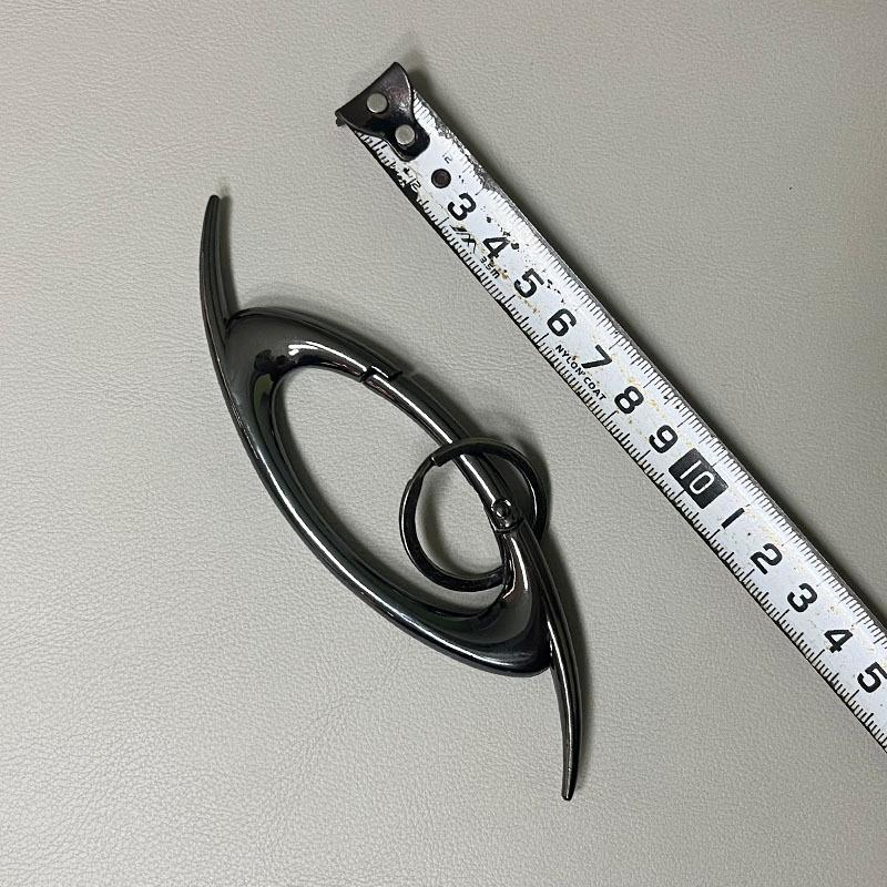 Zinc Alloy Bag Charm Trinkets Keychain Cross Carabiner Keychain Camping Hiking Outdoor Climber Waist Pendant Accessories Gift