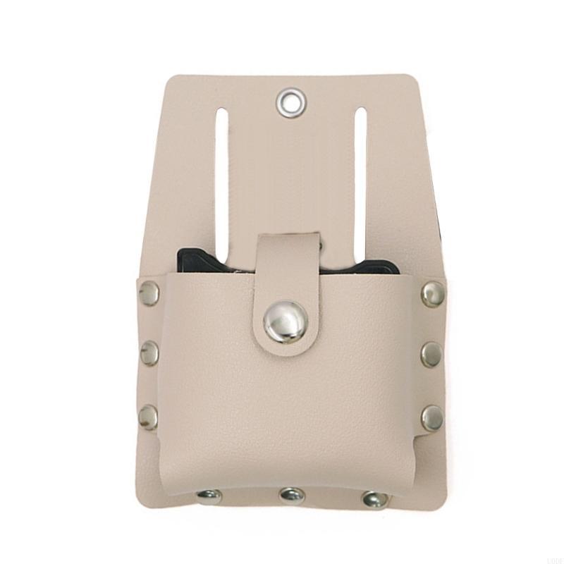 Heavy Duty Tape Holder Measuring Tape PU Leather Measuring Tape Holder белый