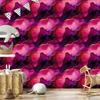 Ink Wallpaper Purple, Burgundy and Pink for Living Room and Bedroom 50x1000