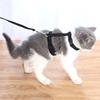 Ensemble Harnais et Laisse Réglable Léger pour Petits Animaux Collier Sangle Anti-Évasion pour Chaton Harnais pour Chiot pour Marche Voyage