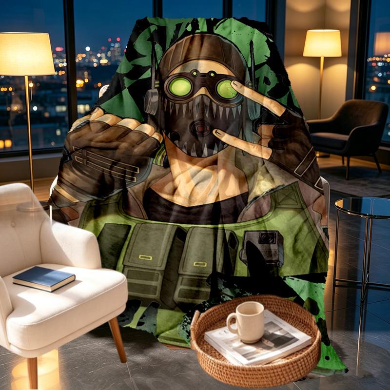 Apex Legends Print Blanket - Soft & Comfortable, for Bedroom, Travel, Sofa, Home Decoration - Birthday Christmas Gift for Friend
