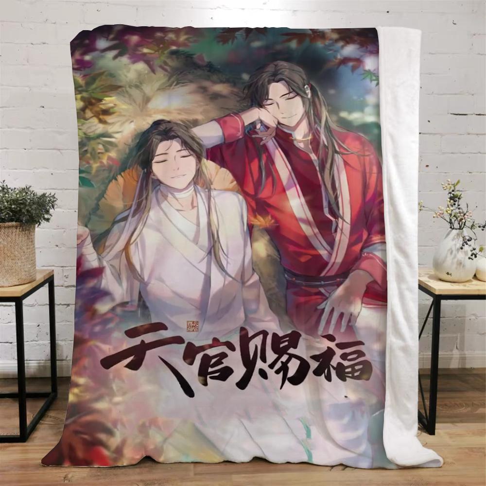 Heaven Official’s Blessing Kinderdecke Bett Innenraum für Zuhause Luxus Decken & Überwürfe Flauschiger Plaid Strandtuch Überwurf Knie Weich