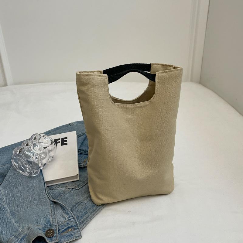 

Полотняна сумка сумочка ручна перенесення виходити на роботу сумка для макіяжу студентська коробка для обіду сумка відро бенто повсякденна тканинна сумка хакі