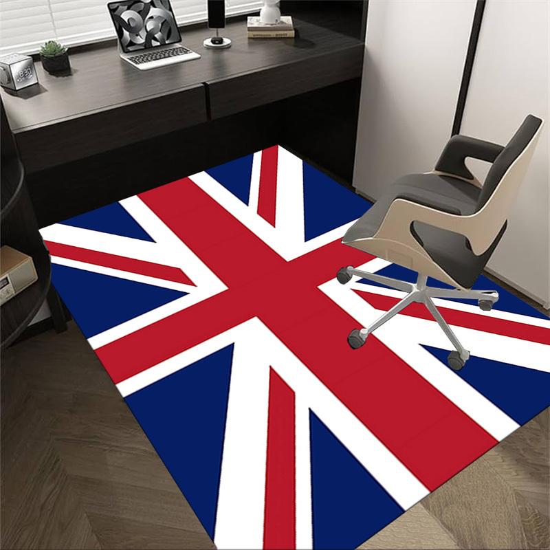 1PC Union Jack Flag Extra Large Non Slip Floor carpet, Office, family, bedroom, Studio   Large Area Rug Indoor Rugs, , Vibrant Colors