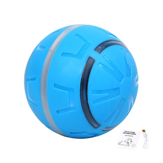Electric Rolling Ball Dog Toy Smart Automatic Bouncing Ball with LED Light Interactive Touch Activation Moving Ball Toy for Small Medium Dogs