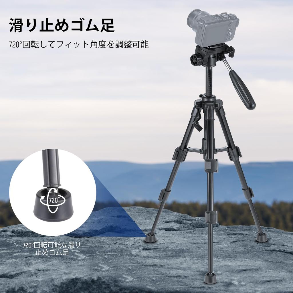 NEEWER BASIC Mini Tabletop Tripod for and Selfie Stick with Compact and Portable for DSLR Cameras and Maximum Load Capacity 2kg Tripod, Cameras, 3-Way