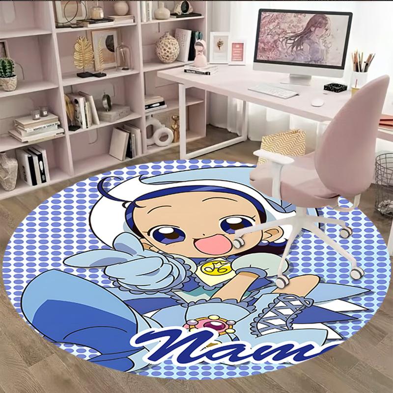 Customizable DoReMi Round Non-Slip Carpet - Ideal for Garden, Picnic, Office, Perfect for Decoration, Suitable For All Seasons