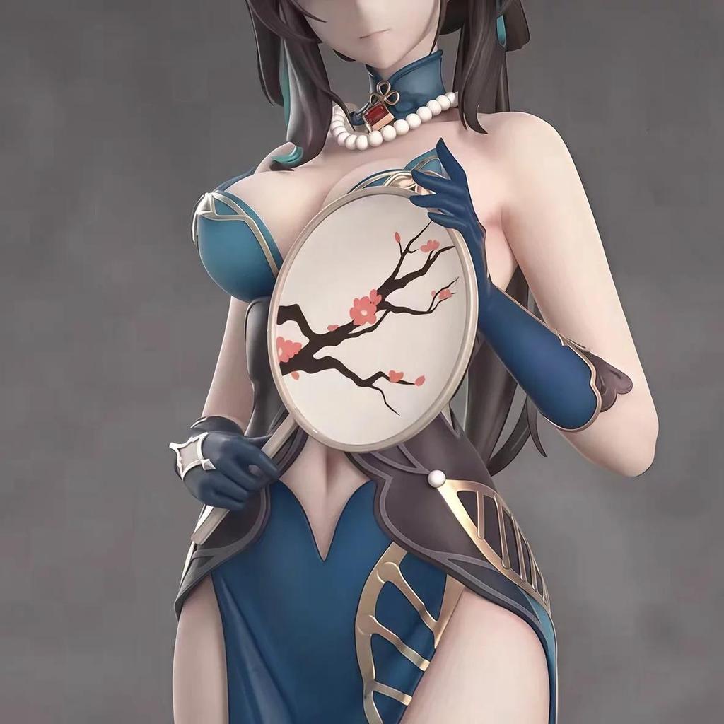 24CM Honkai: Star Rail Ruan Mei Zhenhai China Jurk Meisje Figuur Hard PVC Anime Actie Speelgoed Volwassenen Collectie Model Pop Cadeau