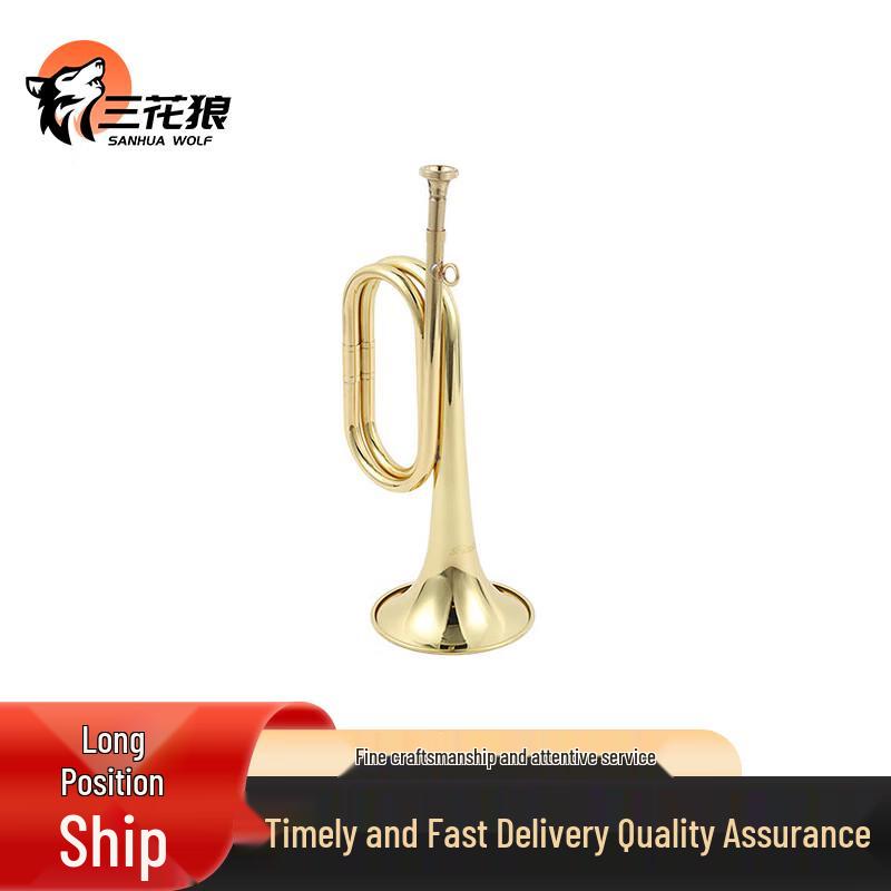 Copper Military Bugle