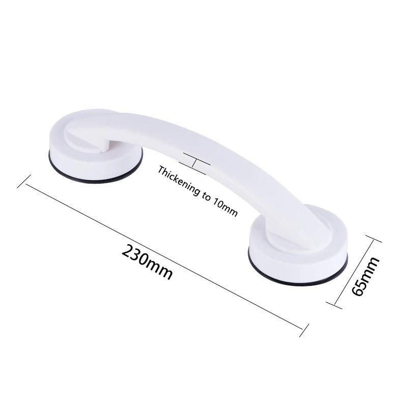 Hot 1/2Pcs Safety Helping Handle Anti Slip Support Toilet Bathroom Safe Grab Bar Handle Vacuum Sucker Suction Cup Handrail