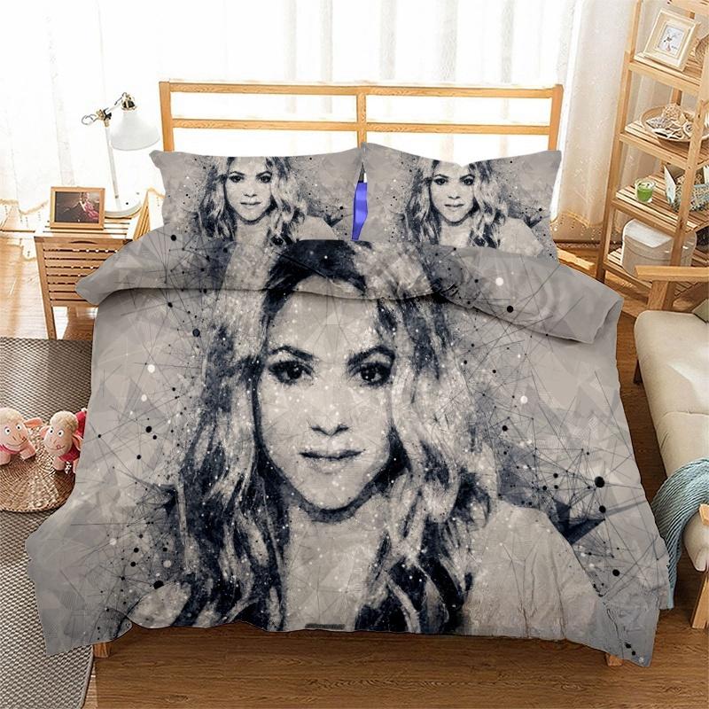 Singer Shakira Bedding Sets Exquisite Bed Supplies Set Duvet Cover Comforter Set Bedding Set Luxury Birthday Gift Home Textiles