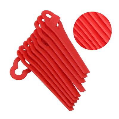 100PCS Red Plastic Blades Set Cutter Replace For Cordless Grass Trimmer Strimmer