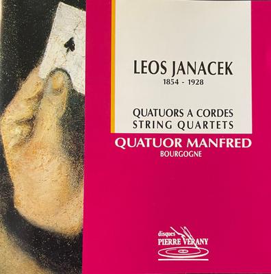 CD LEOŠ JANÁČEK, QUATUOR MANFRED BOURG - Quatuors A Cordes :A Quatre Ma  PV792092 Disques Pierre  1992 France Classical Used