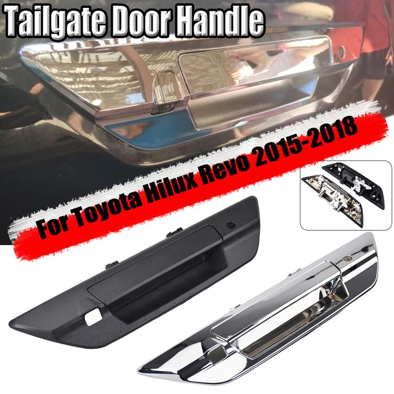 Exterior Tailgate Door Handle With Holes 69090-0K110 69090-0K120 For Toyota Hilux Revo Pickup 2015-2021 690900K110 690900K120
