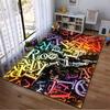 Colorful Artistic Alphabet Print Carpet for Living Room Decor Suitable for use as an anti-slip for living room bedroom sofas