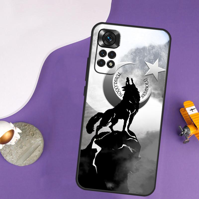 Türkei Wolf Mustafa Kemal Atatürk Hülle Für Xiaomi Redmi Note 13 Pro 14 12 9 10 11 Pro 10S 11S 12S Redmi 10C 13C 14C 12C Abdeckung