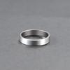 Ring - Men's Trendy Single Ring with Closed Mouth, Simple and Unique Plain Ring, Smooth Surface, Cool Style, Open Mouth, Men's Index Finger Ring