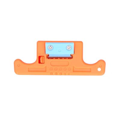 Cable Stripper Longitudinal Technicians Electricians Safe Splicing Tool AUA?05 1.9?3.0mm Orange