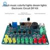 DC4.5-5V CD4060 SMD Music LED Color Light Circuit Welding Dream Light Module DIY Kit Loose Parts