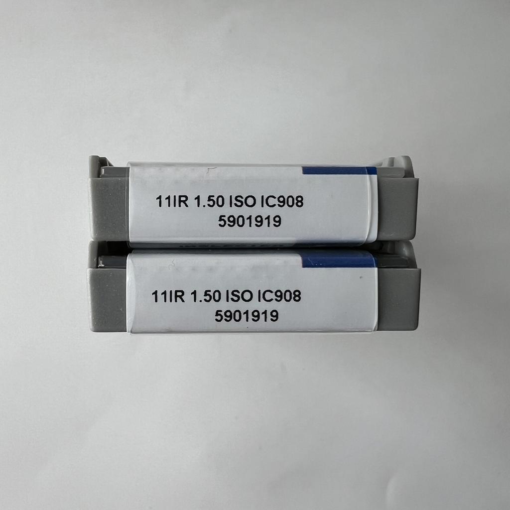 ISCAR / 11IR1.50ISO IC908 / Industrial indexable carbide inserts 5 Pcs