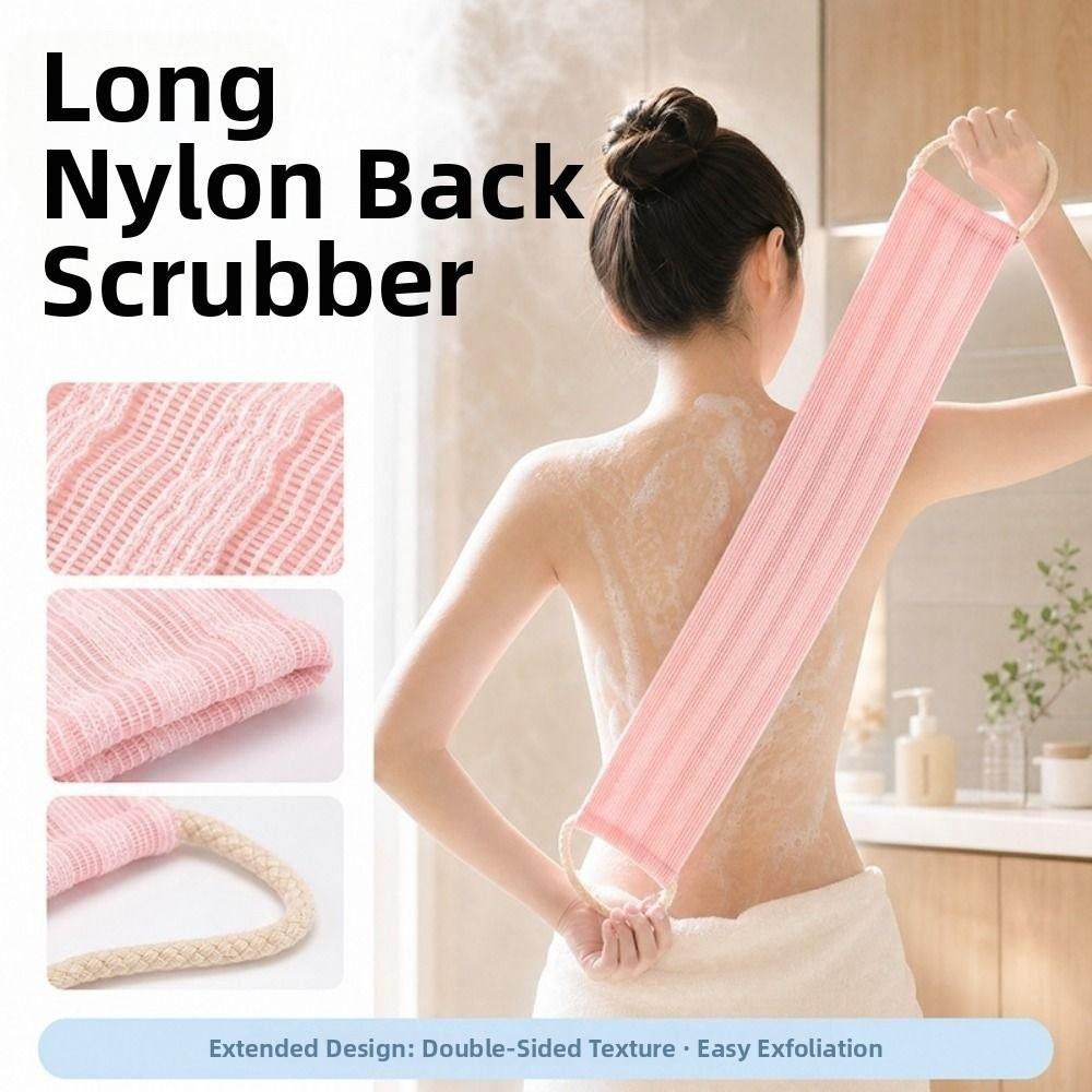 Household Bath Towel with Bath Flower Soft Back Shower Strap Body Wash Cloth Set  Body Cleaning