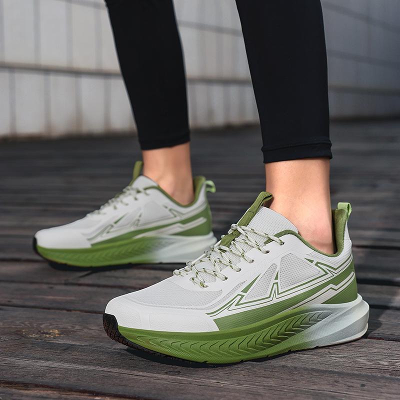 

Модная мужская обувь больших размеров с широкой носочной частью для мужчин, хорошо амортизированная, очень широкой полноты, нескользящая, широкая, легкая, дышащая обувь для бега 39 зелёный