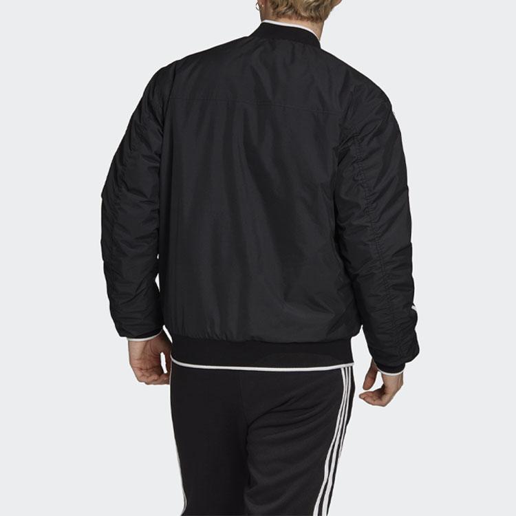 Adidas Originals Trefoil Padded Jacket Warm Windproof Cotton Coat Men Outerwear Black GC8694