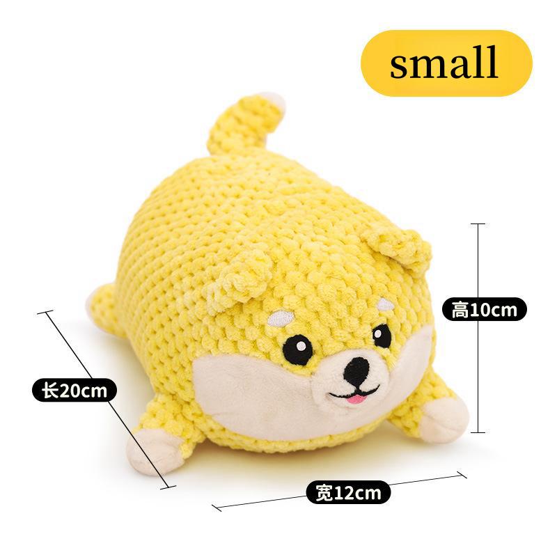 

Dog Interactive Toy Piggy Bite Resistant Grinding Teeth Cleaning Large Dog Interactive Entertainment Puppy Boredom Pet Plush Toy