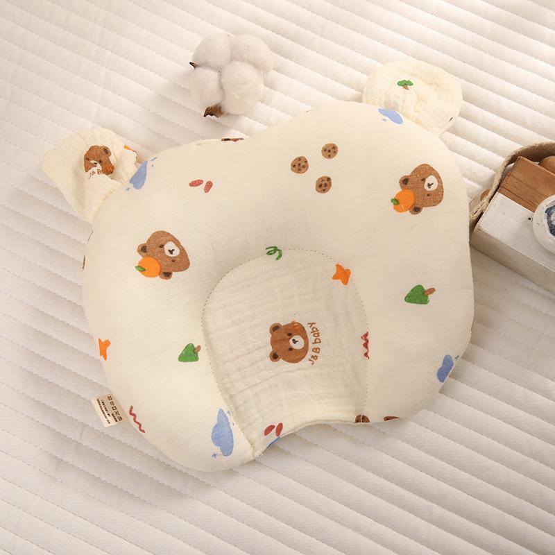 

Pure Cotton U-Shaped Baby Pillow: Anti-Plagiocephaly, Sweat-Absorbent, Washable, Anti-Startle
