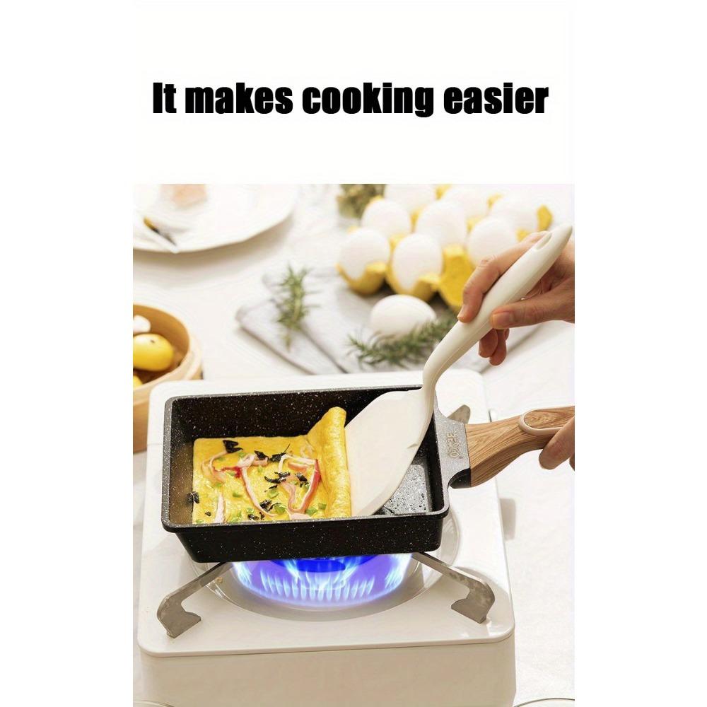 1pc, Heat Resistant Silicone Spatula for Perfect Eggs, Pancakes, Omelettes, and Steak - Non-Stick Cooking Shovel
