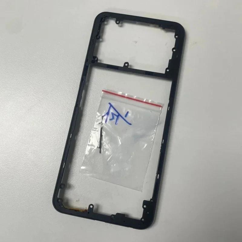Per Vivo Y21s Y21t Y33s Y33t Cornice Anteriore LCD Cover Batteria Telaio Centrale Scocca Posteriore con Lente Fotocamera Pulsanti Laterali