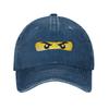 N-Ninjagos Eyes Game Cartoon Baseball Cap Distressed Washed Caps Hat Outdoor Travel Unstructured Soft Snapback Cap