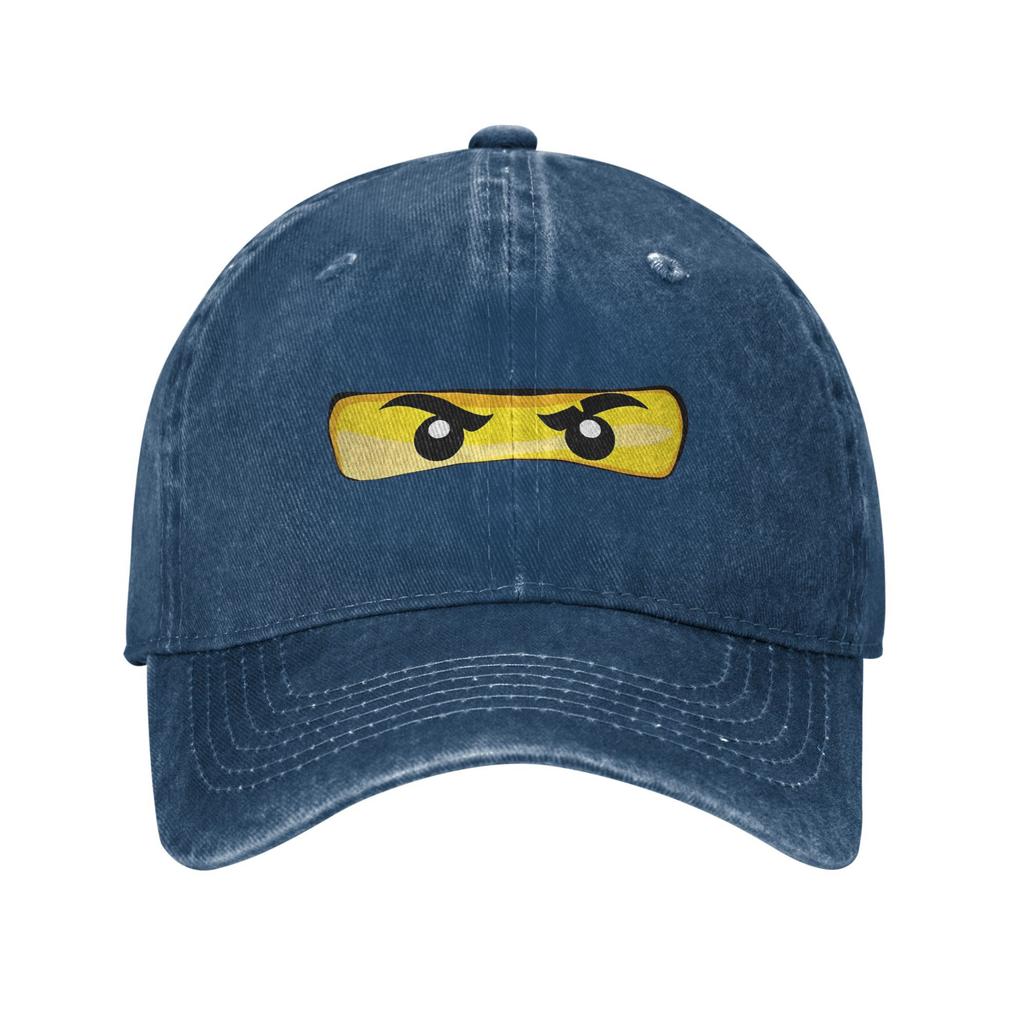 N-Ninjagos Eyes Game Cartoon Baseball Cap Distressed Washed Caps Hat Outdoor Travel Unstructured Soft Snapback Cap
