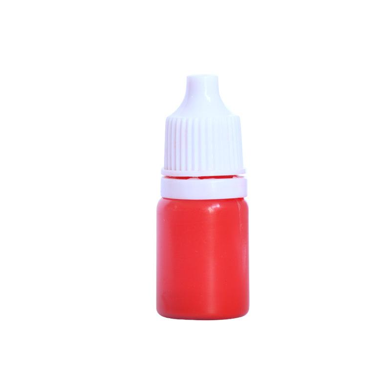 Fast-Drying Red and Black Photosensitive Stamp Ink, 5ml Bottle