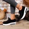 Spring/Autumn Sneakers Women Running Shoes Outdoor Breathable Lace-up Thick Bottom Casual Comfortable Shoe Large Size 36~43